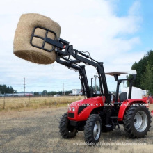 High Quality 0.5-1.8m Grabbing Diameter Europe Quick Hitch Bale Grab for 15-180HP Agricultural Wheel Farm Tractor Front End Loader